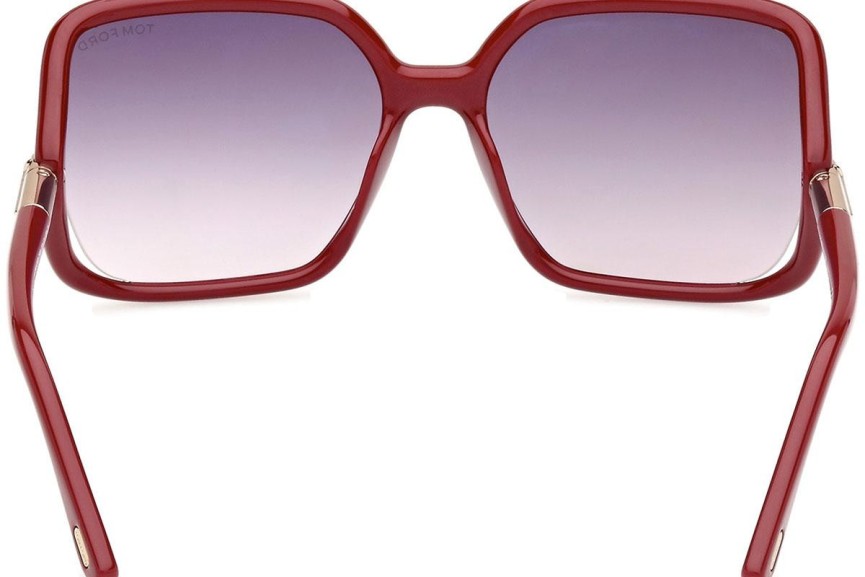 Ochelari de soare Tom Ford Solange-02 FT1089 75B Pătrați Roșii