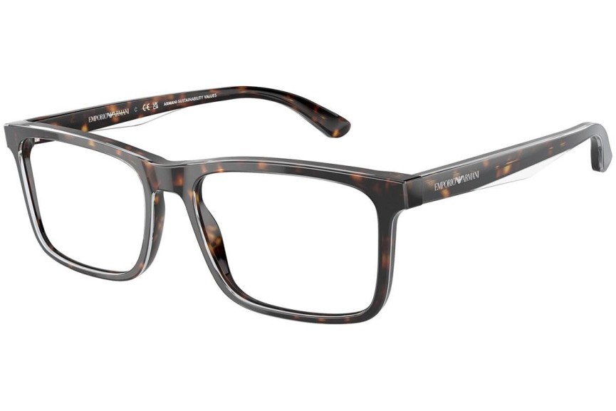 Ochelari Emporio Armani EA3227 6052 Dreptunghiulari Havana