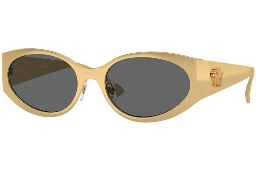 Ochelari de soare Versace VE2263 100287 Ovali Aurii