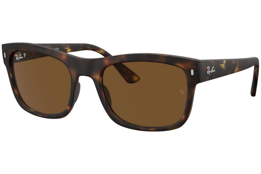 Ochelari de soare Ray-Ban RB4428 894/57 Polarized Pătrați Havana