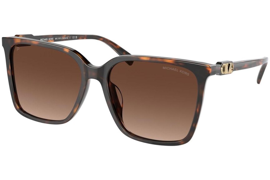 Ochelari de soare Michael Kors MK2197U 3006T5 Polarized Pătrați Negri