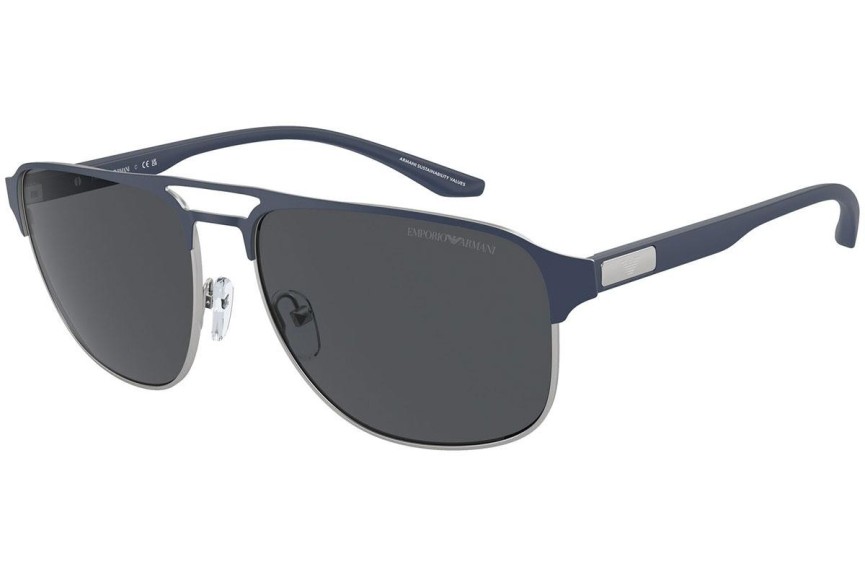 Ochelari de soare Emporio Armani EA2144 336887 Pilot Albaștri