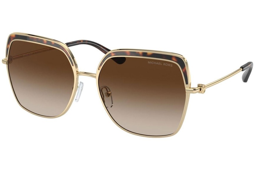 Ochelari de soare Michael Kors Greenpoint MK1141 101413 Pătrați Aurii