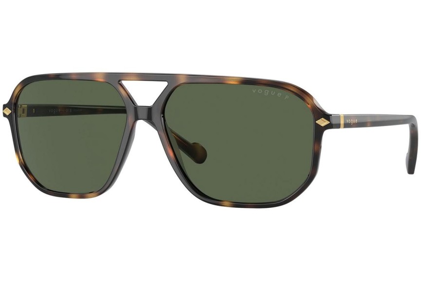 Ochelari de soare Vogue Eyewear VO5531S 27189A Polarized Pilot Havana