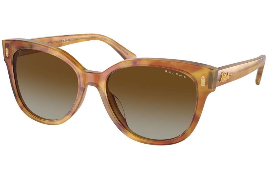 Ochelari de soare Ralph Lauren RA5305U 6060T5 Polarized Cat Eye Portocalii