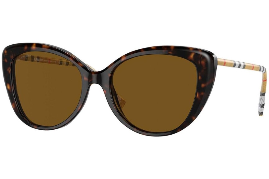 Ochelari de soare Burberry BE4407 385483 Polarized Cat Eye Havana