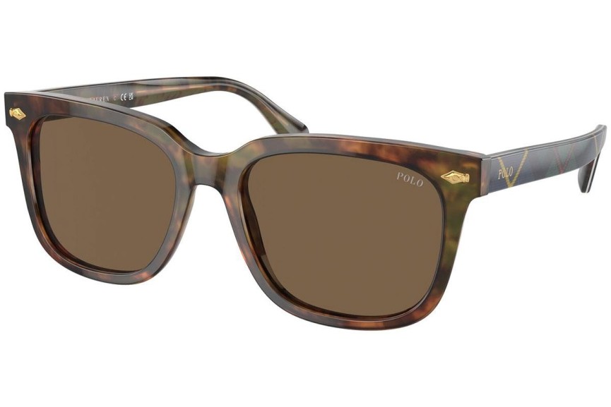 Ochelari de soare Polo Ralph Lauren PH4210 501773 Pătrați Maro