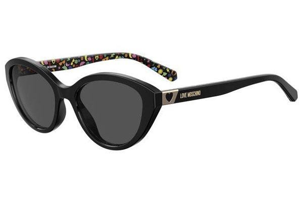 Ochelari de soare Love Moschino MOL033/S 807/IR Cat Eye Negri