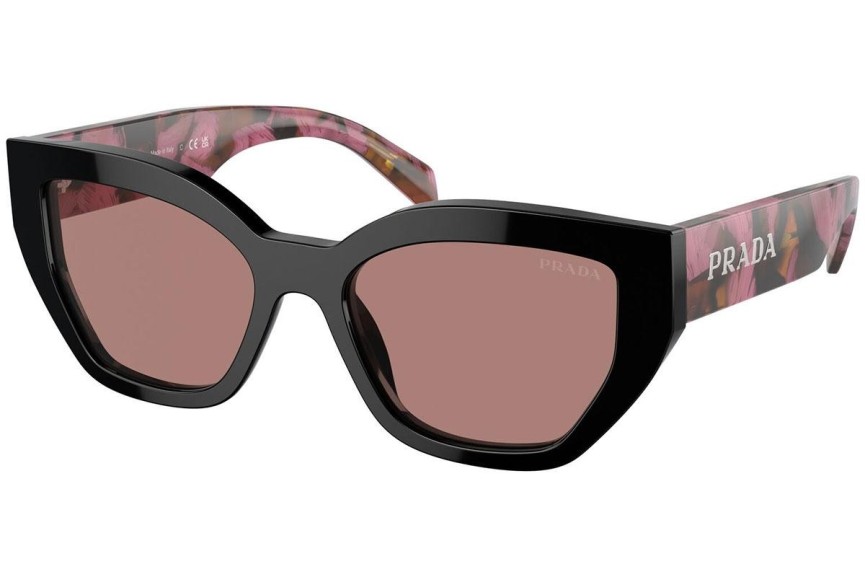 Ochelari de soare Prada PRA09S 12O10D Cat Eye Negri