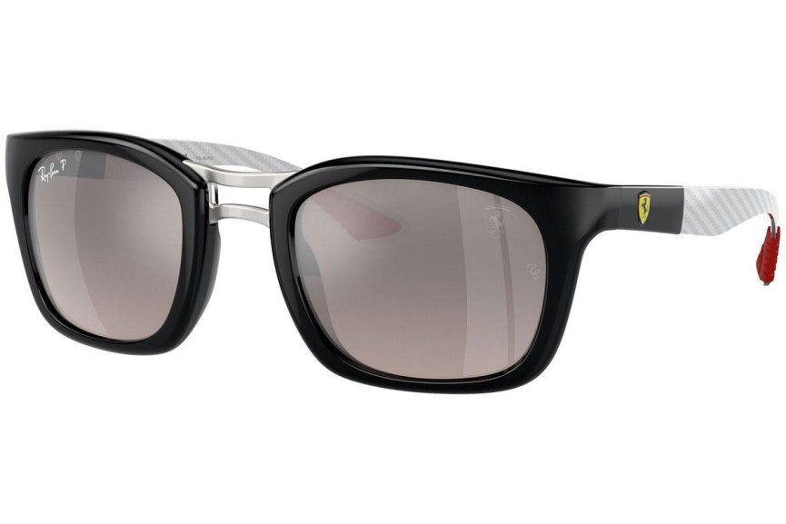 Ochelari de soare Ray-Ban RB8362M F6965J Polarized Pătrați Negri