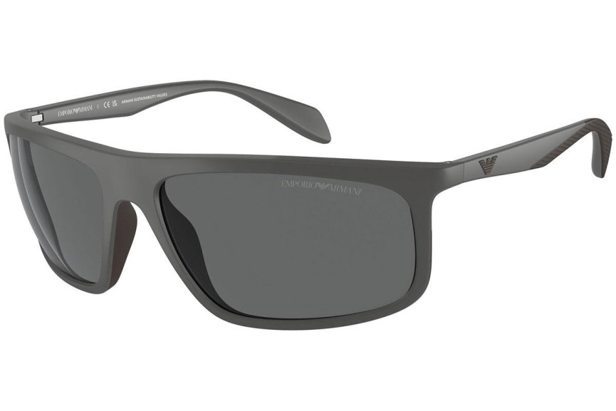 Ochelari de soare Emporio Armani EA4212U 512687 Dreptunghiulari Gri