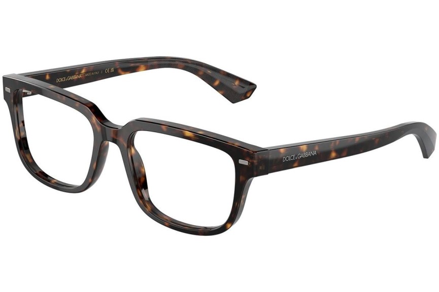 Ochelari Dolce & Gabbana DG3380 502 Dreptunghiulari Havana