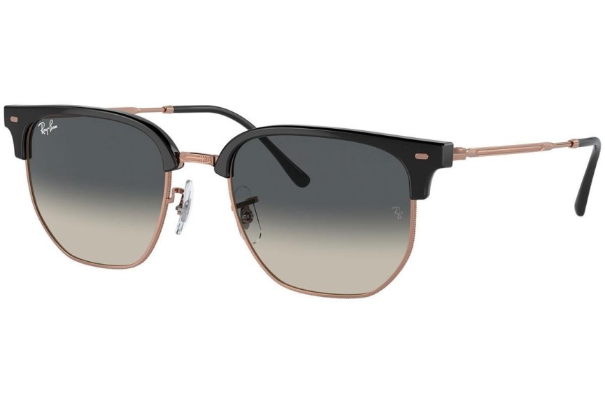 Ochelari de soare Ray-Ban New Clubmaster RB4416 672071 Browline Gri