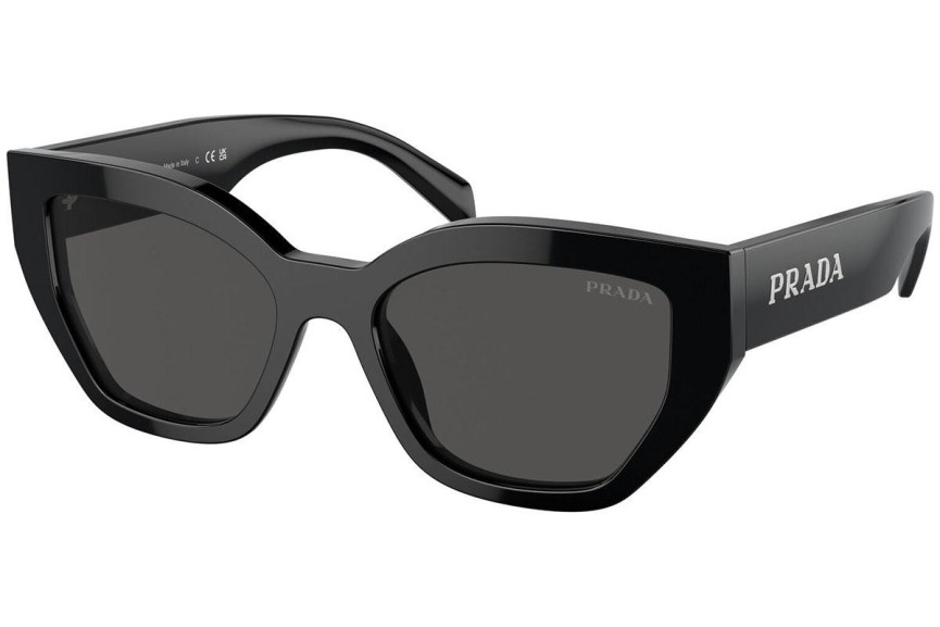 Ochelari de soare Prada PRA09S 1AB5S0 Cat Eye Negri