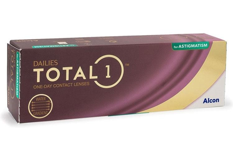 Lentile de contact Dailies TOTAL1 pentru Astigmatism zilnice (30 lentile)