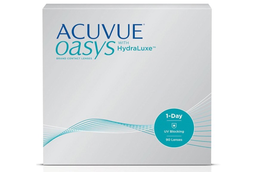 Acuvue Oasys 1-Day cu Hydraluxe zilnice (90 lentile)