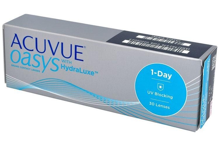 Lentile de contact Acuvue Oasys 1-Day cu Hydraluxe zilnice (30 lentile)