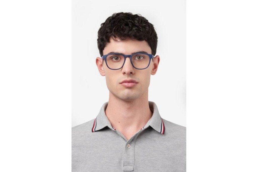 Ochelari Tommy Hilfiger TH2092 FLL Dreptunghiulari Albaștri