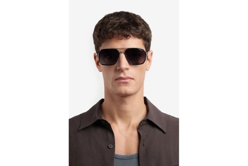 Ochelari de soare Carrera CARRERA1069/S ANS/WJ Polarized Dreptunghiulari Negri