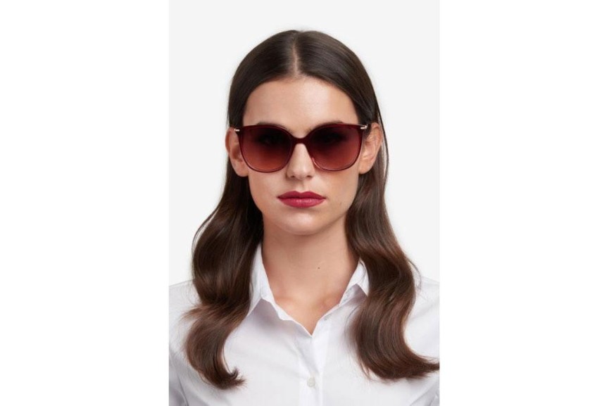 Ochelari de soare Carolina Herrera HER0229/S 2OO/HA Pătrați Roșii