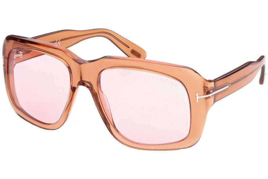 Ochelari de soare Tom Ford FT0885 45Y Pătrați Maro