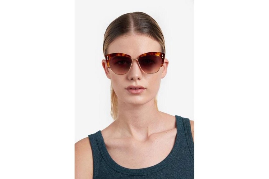 Ochelari de soare Isabel Marant IM0160/S 2IK/HA Cat Eye Havana