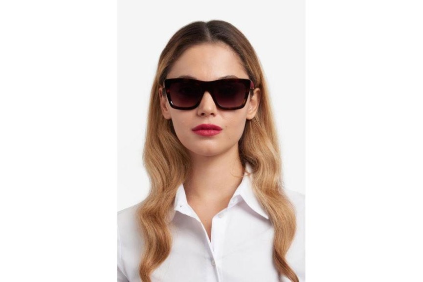 Ochelari de soare Carolina Herrera HER0226/S 0T4/HA Dreptunghiulari Havana