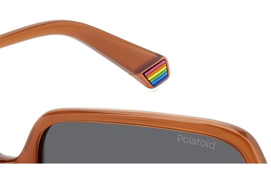 Ochelari de soare Polaroid PLD6219/S L7Q/M9 Polarized Pătrați Portocalii