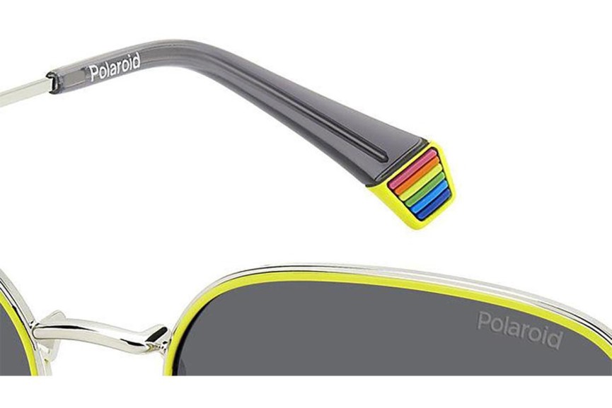 Ochelari de soare Polaroid PLD6214/S/X KU2/M9 Polarized Dreptunghiulari Argintii