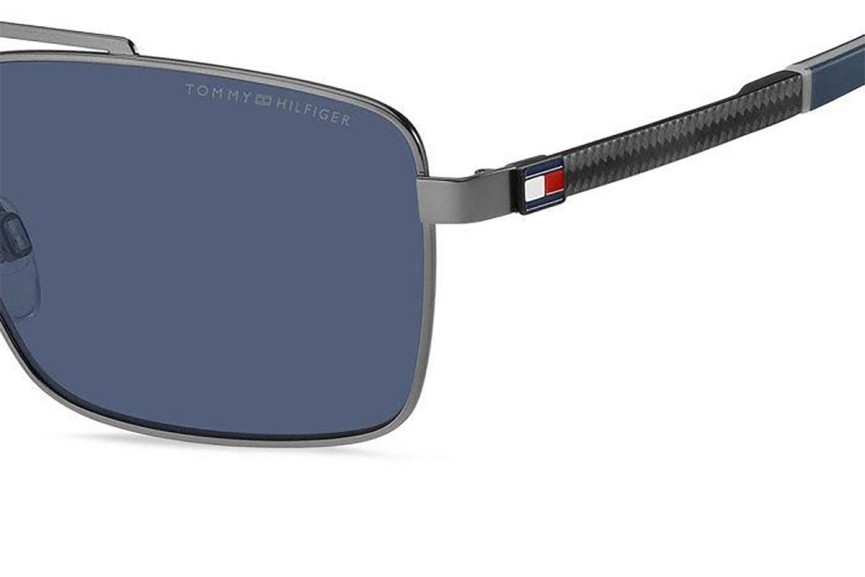 Ochelari de soare Tommy Hilfiger TH2078/S R80/KU Dreptunghiulari Gri