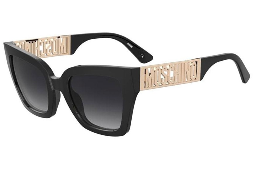 Ochelari de soare Moschino MOS161/S 807/9O Dreptunghiulari Negri