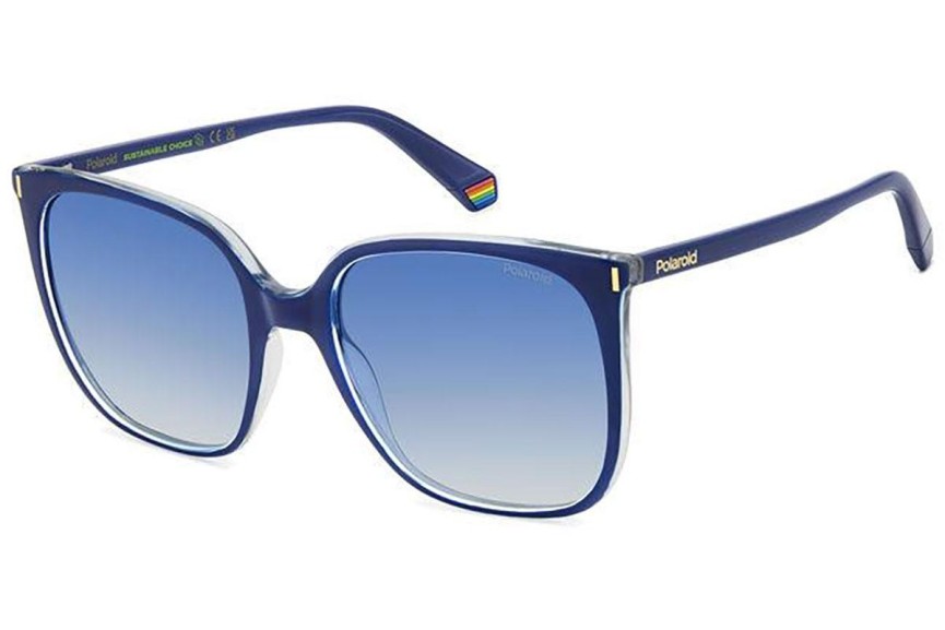 Ochelari de soare Polaroid PLD6218/S PJP/Z7 Polarized Pătrați Albaștri