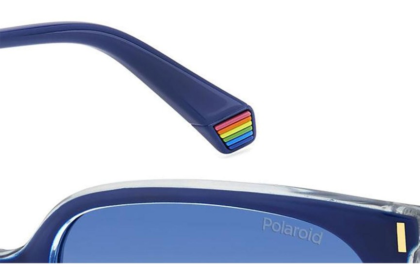 Ochelari de soare Polaroid PLD6218/S PJP/Z7 Polarized Pătrați Albaștri