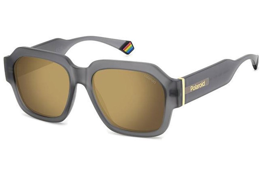 Ochelari de soare Polaroid PLD6212/S/X RIW/LM Polarized Dreptunghiulari Gri