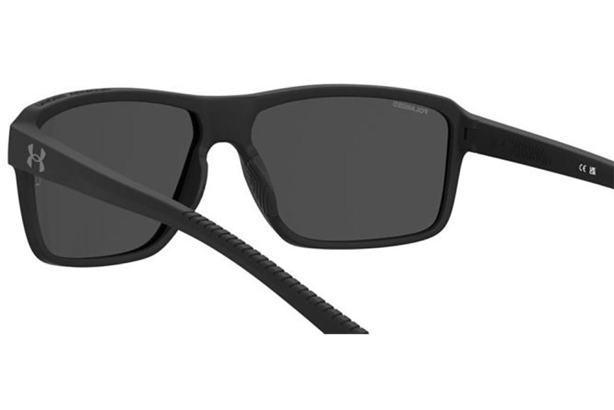 Ochelari de soare Under Armour UAKICKOFF 003/M9 Polarized Dreptunghiulari Negri