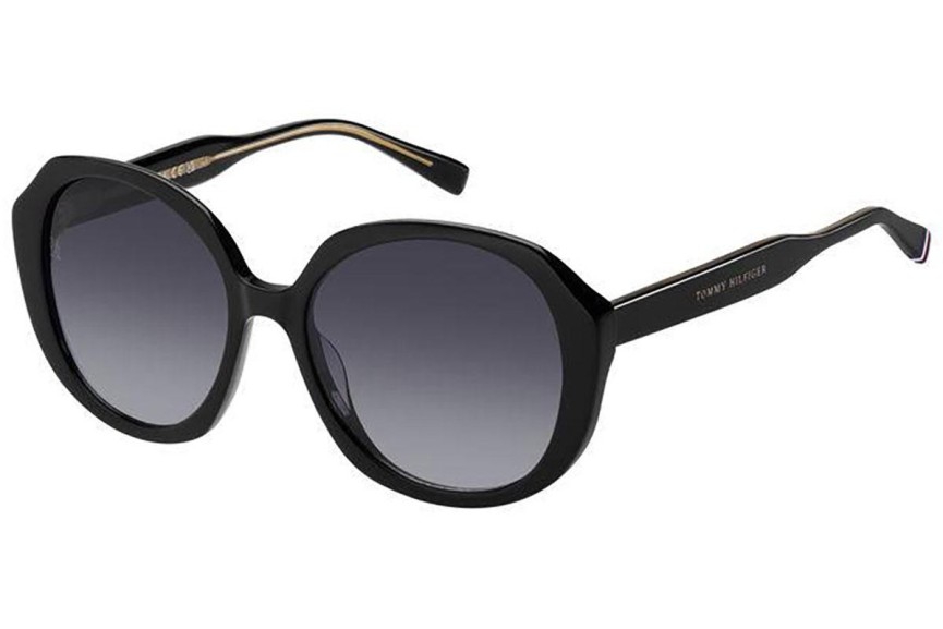 Ochelari de soare Tommy Hilfiger TH2106/S 807/9O Pătrați Negri