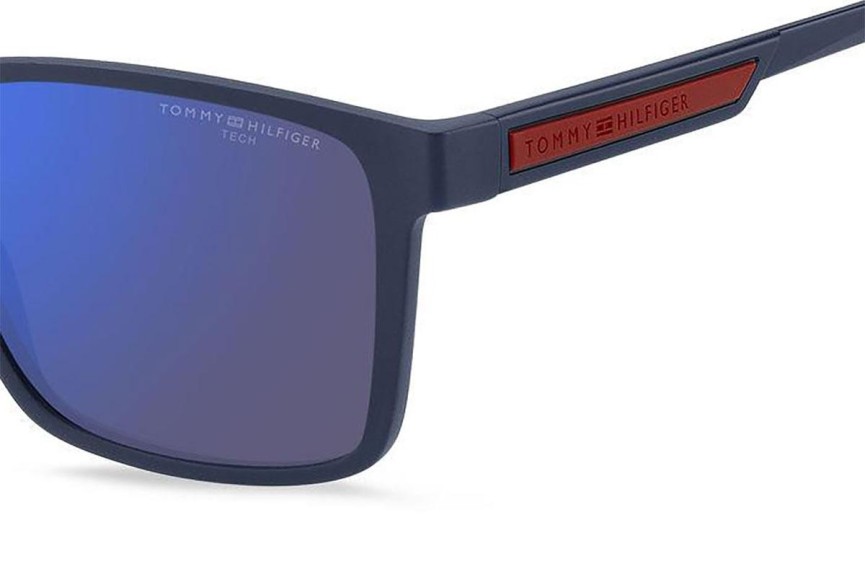 Ochelari de soare Tommy Hilfiger TH2088/S FLL/VI Dreptunghiulari Albaștri