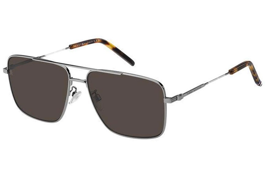 Ochelari de soare Tommy Hilfiger TH2110/S 6LB/70 Dreptunghiulari Gri