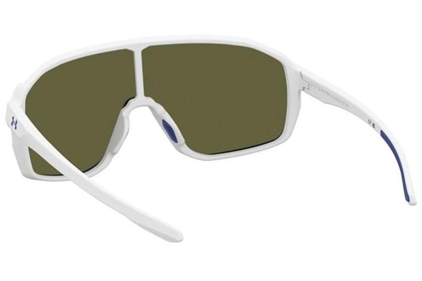 Ochelari de soare Under Armour UAGAMEDAYJR WWK/Z0 Lentilă unică | Shield Albi