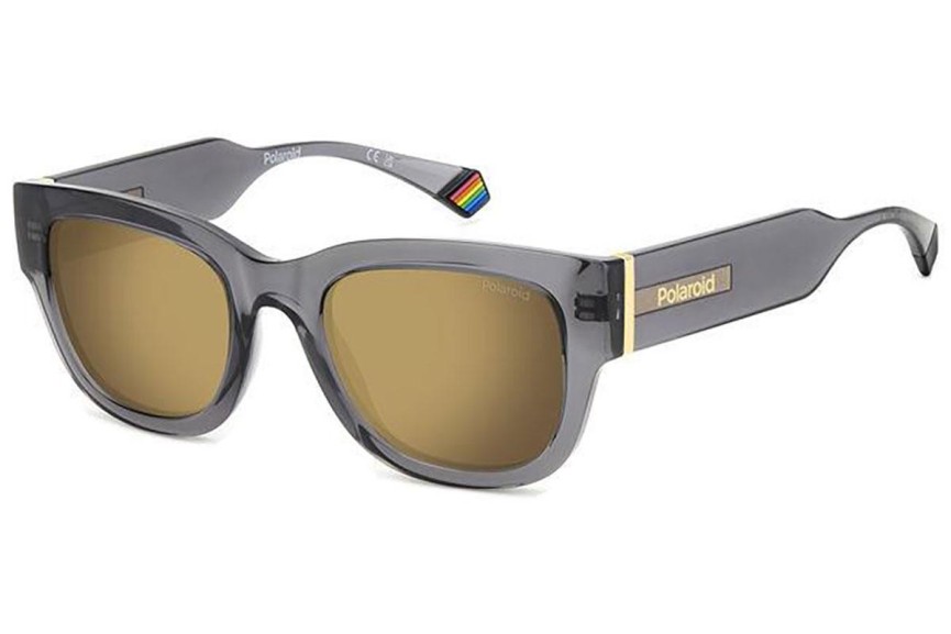 Ochelari de soare Polaroid PLD6213/S/X RIW/LM Polarized Dreptunghiulari Gri