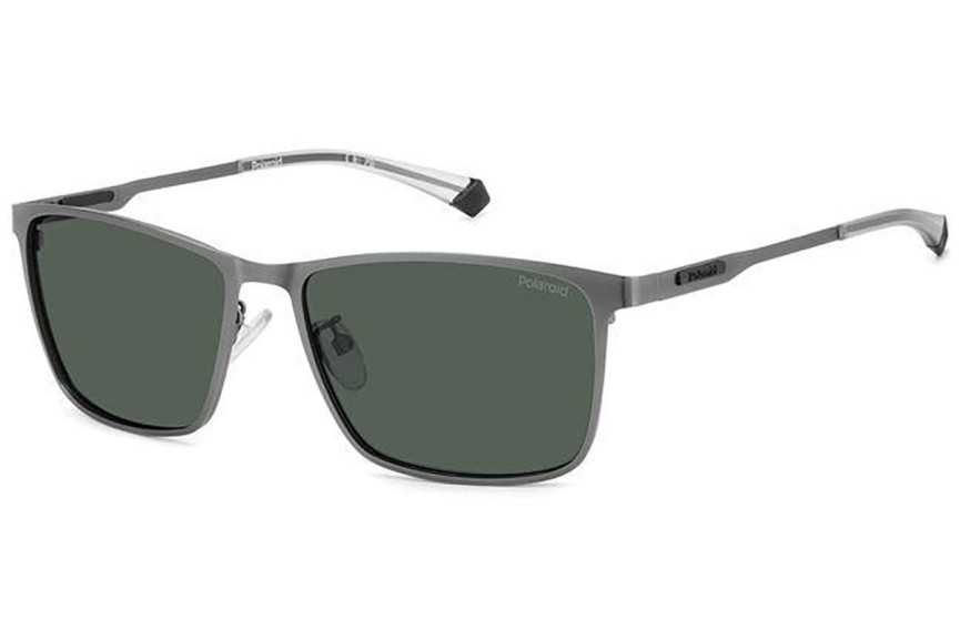 Ochelari de soare Polaroid PLD2159/G/S/X R80/UC Polarized Dreptunghiulari Gri