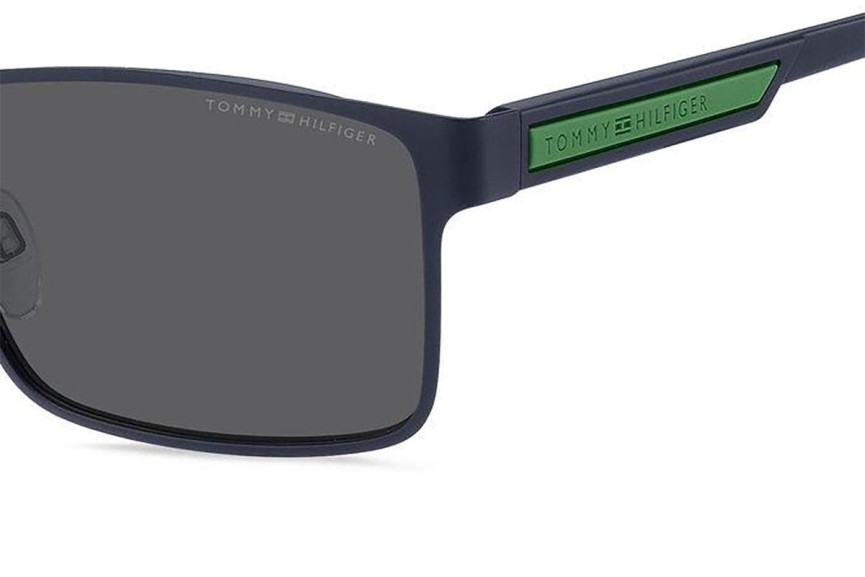 Ochelari de soare Tommy Hilfiger TH2087/S FLL/IR Dreptunghiulari Albaștri