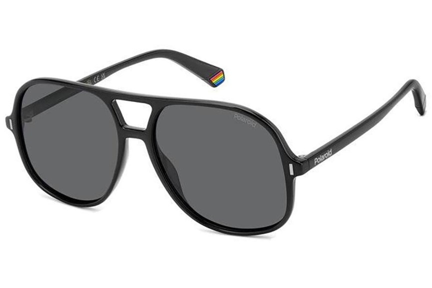 Ochelari de soare Polaroid PLD6217/S 807/M9 Polarized Pătrați Negri