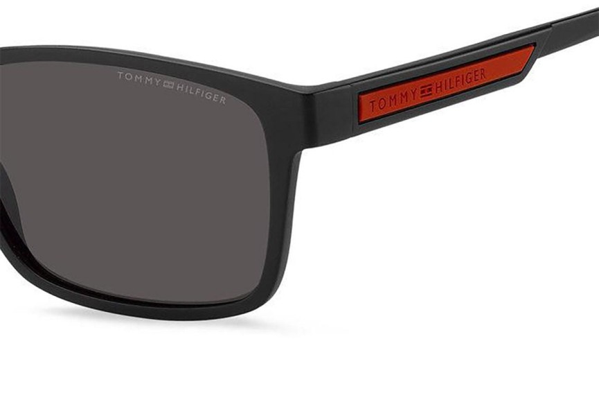 Ochelari de soare Tommy Hilfiger TH2089/S 003/IR Dreptunghiulari Negri