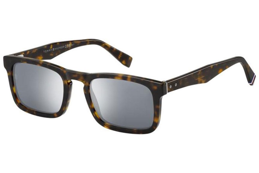 Ochelari de soare Tommy Hilfiger TH2068/S 086/DC Dreptunghiulari Havana