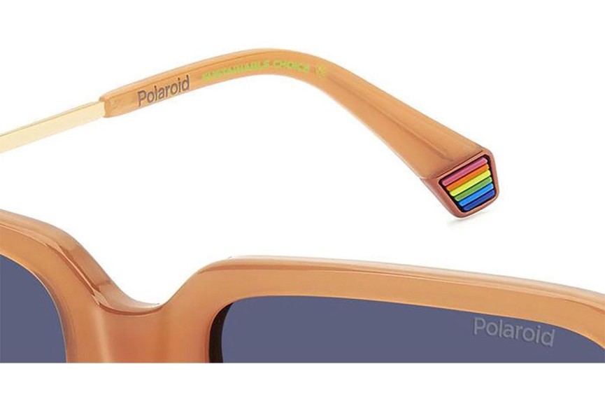 Ochelari de soare Polaroid PLD6220/S/X L7Q/C3 Polarized Dreptunghiulari Portocalii