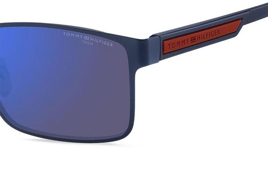 Ochelari de soare Tommy Hilfiger TH2087/S FLL/VI Dreptunghiulari Albaștri