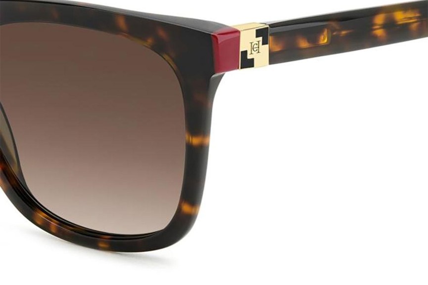 Ochelari de soare Carolina Herrera HER0236/S O63/HA Pătrați Havana