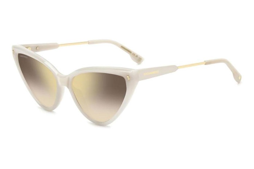 Ochelari de soare Dsquared2 D20134/S SZJ/JL Cat Eye Albi