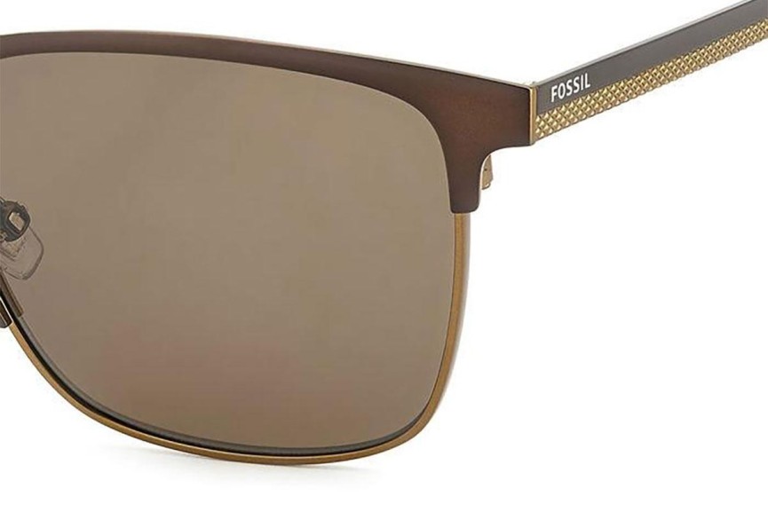 Ochelari de soare Fossil FOS2142/G/S 09Q/70 Dreptunghiulari Maro